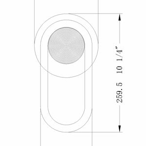 Swing 10" Integrated LED Outdoor Wall Sconce