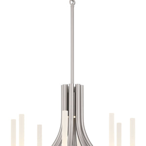 Olette 8-Light 24" Integrated LED Pendant Chandelier