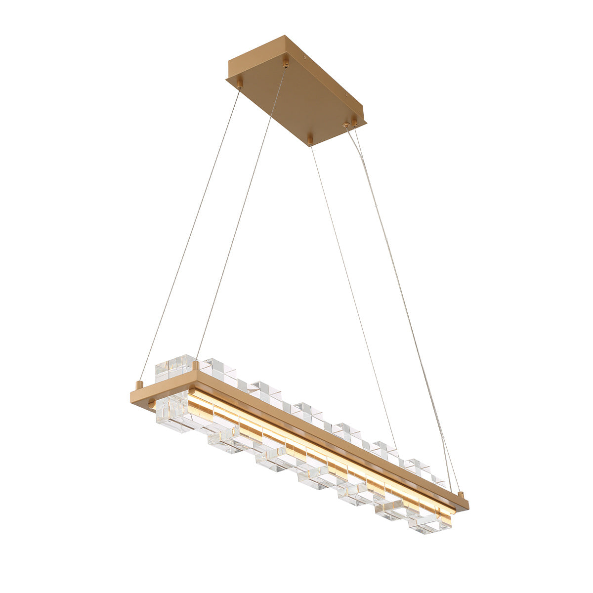 Bruco 35" Integrated LED Linear Chandelier