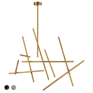 Crossroads 18-Light 59" Integrated LED Grand Chandelier
