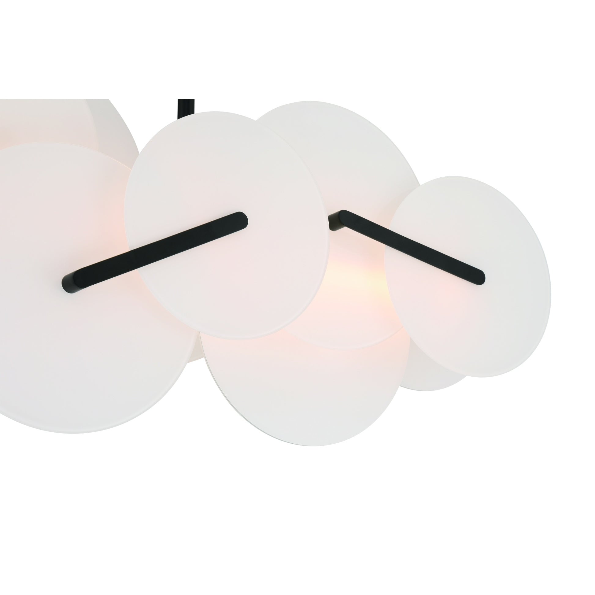 Nuvola 56" Integrated LED Linear Chandelier