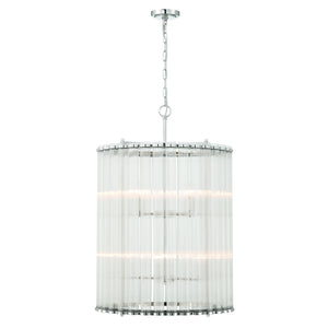 Glasbury 2-Tiers 8-Light 27" Chandelier