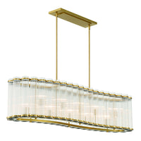 Glasbury 10-Light 52" Linear Chandelier