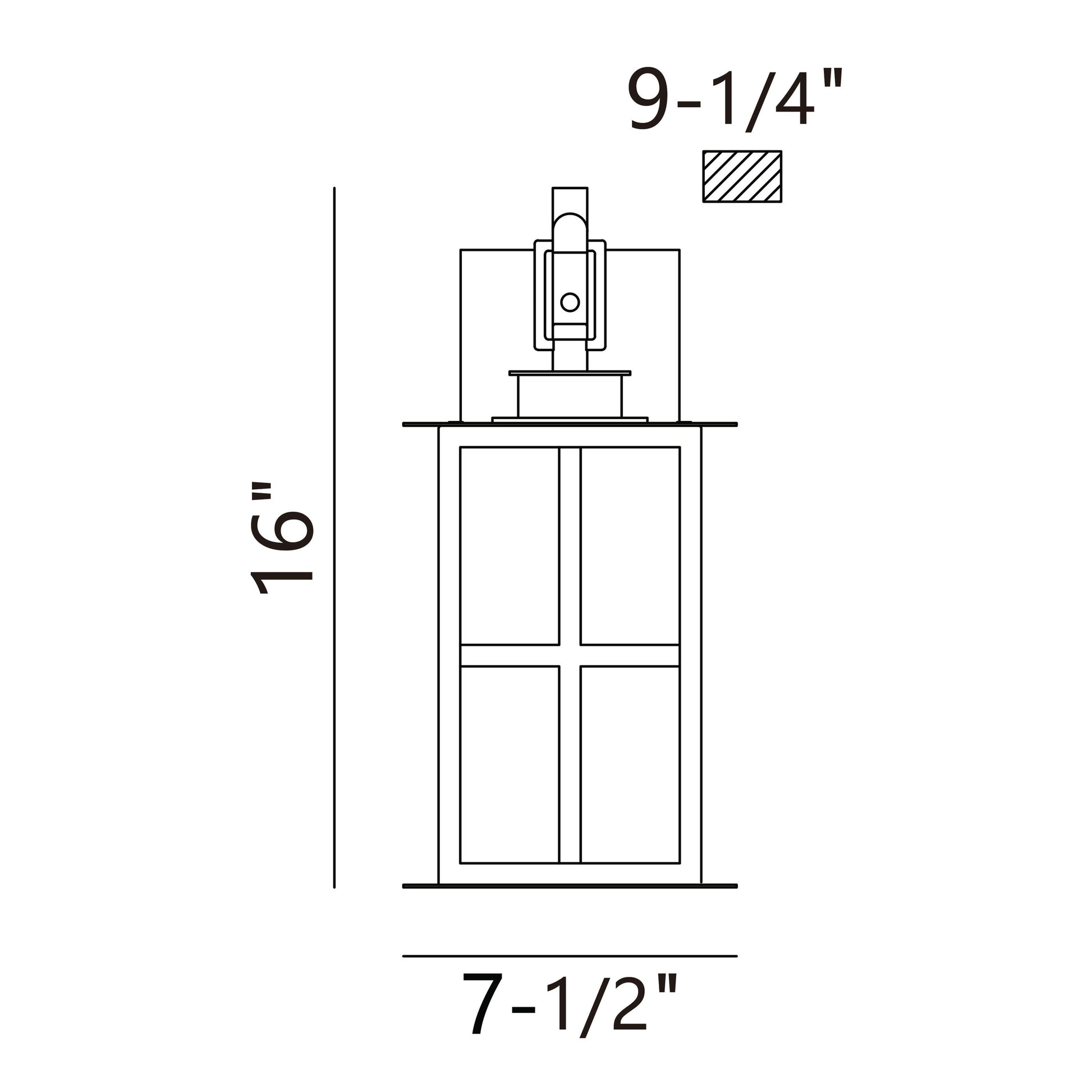 Greyson 16" Integrated LED Outdoor Wall Lantern