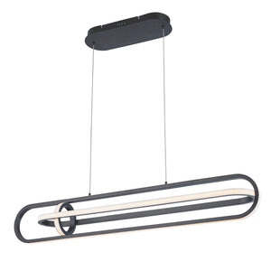 Demark 42" Integrated LED Linear Chandelier