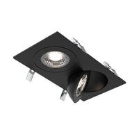 Pivot Double 4" Flat Recessed LED Gimbal 5CCT