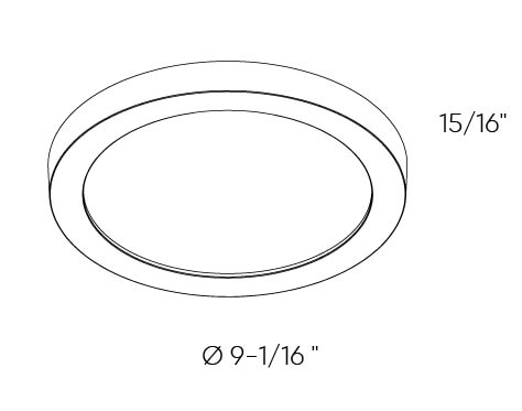 Prime 9in flush mount for coastal environment