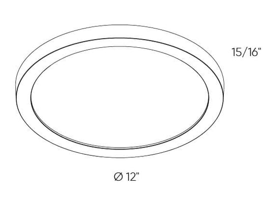Prime 12in flush mount for coastal environment