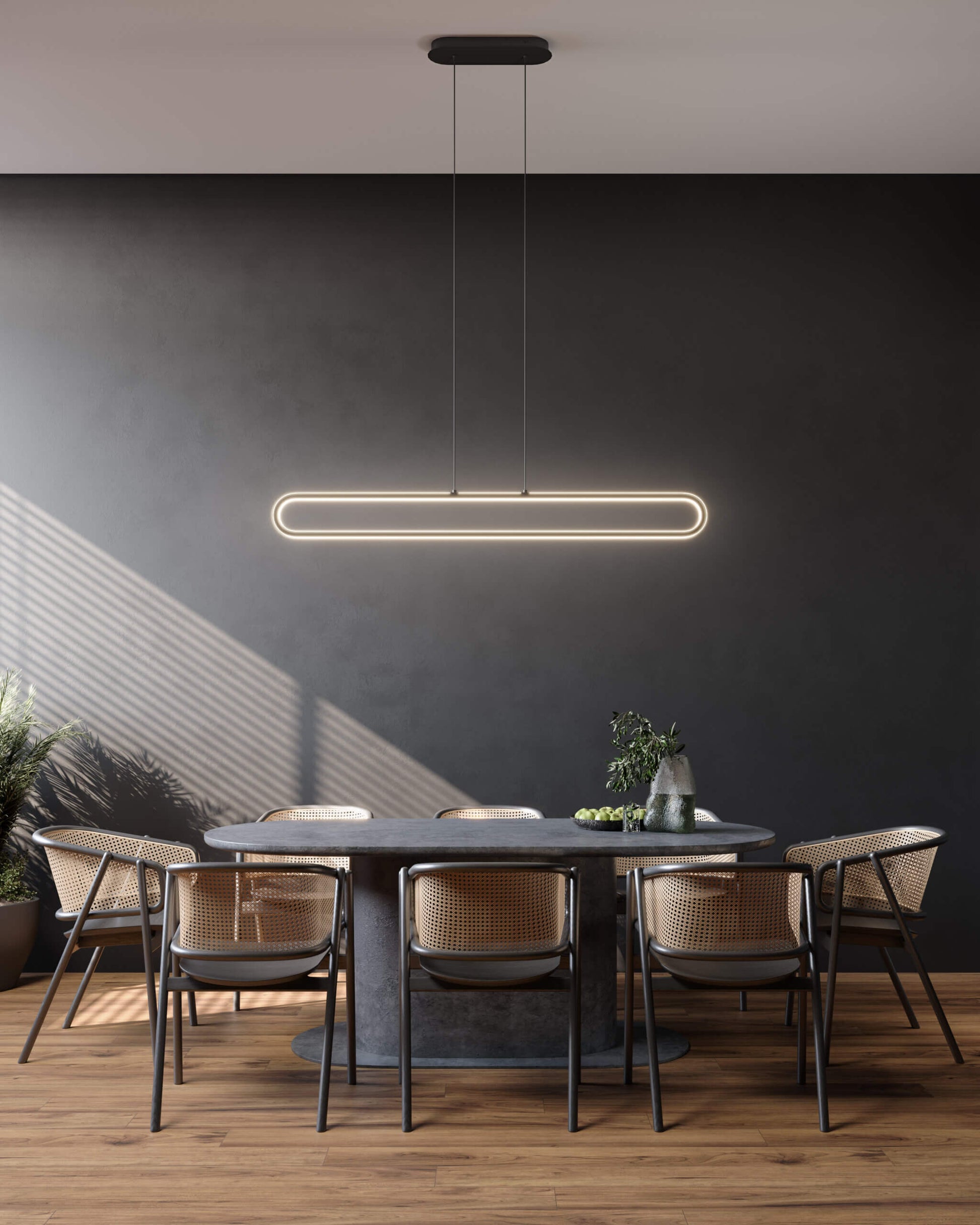 Atom Horizontal oblong pendant 5CCT