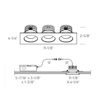 Revolve Triple GBR35 Gimbal Downlight