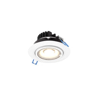 Scope 4 Inch Round Recessed LED Gimbal Light in 5CCT