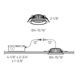 Hilux 4 Inch High Powered LED Commercial Down Light