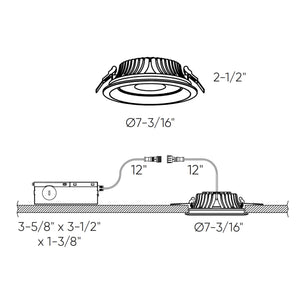 Hilux 6 Inch High Powered LED Commercial Down Light