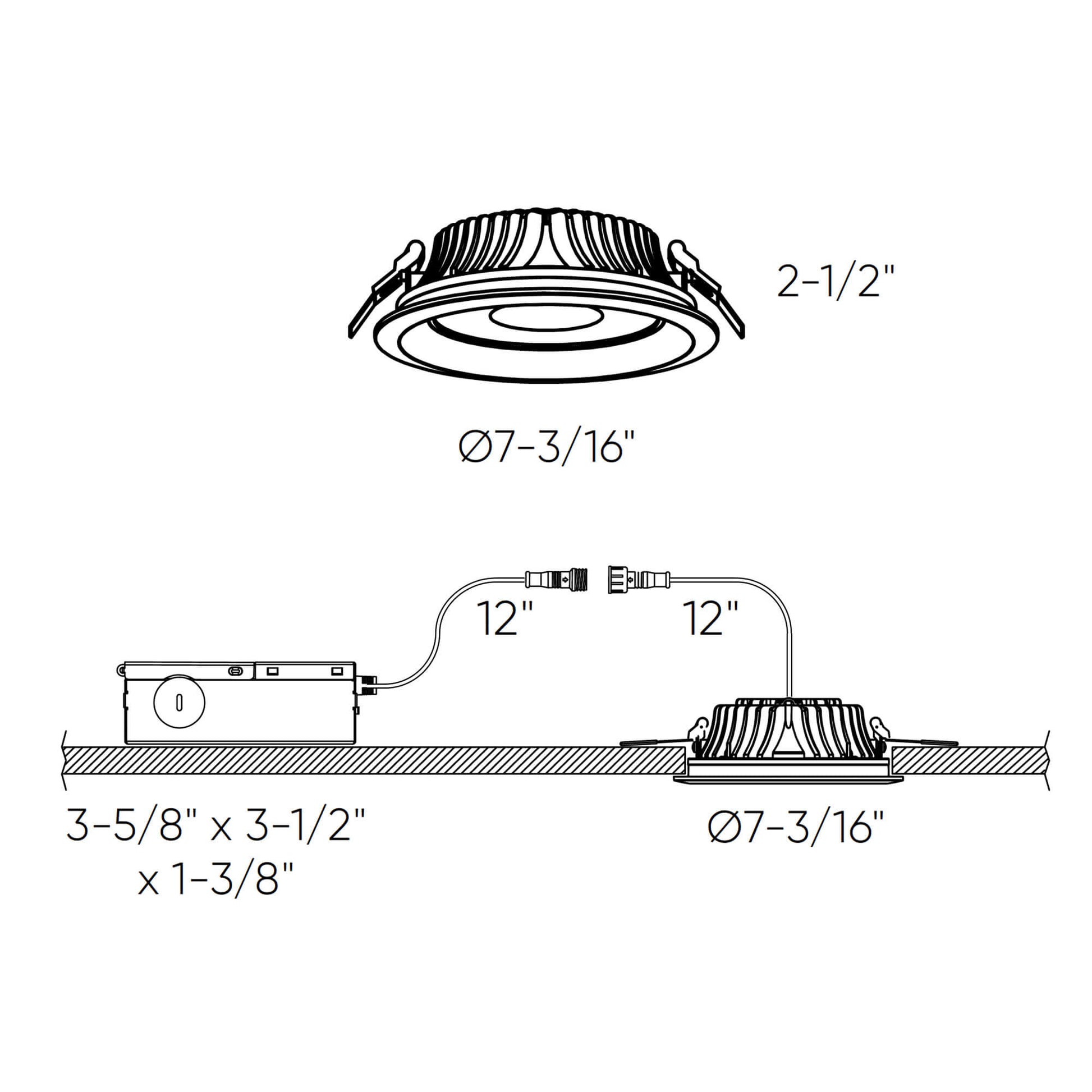 Hilux 6 Inch High Powered LED Commercial Down Light