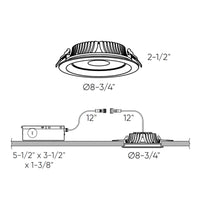 Hilux 8 Inch High Powered LED Commercial Down Light