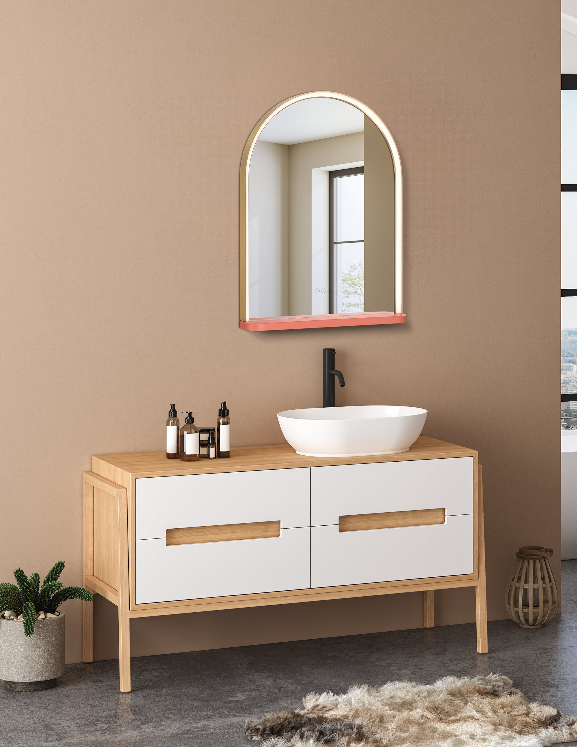 Serin, Mirror Accessory, 1" X 30"