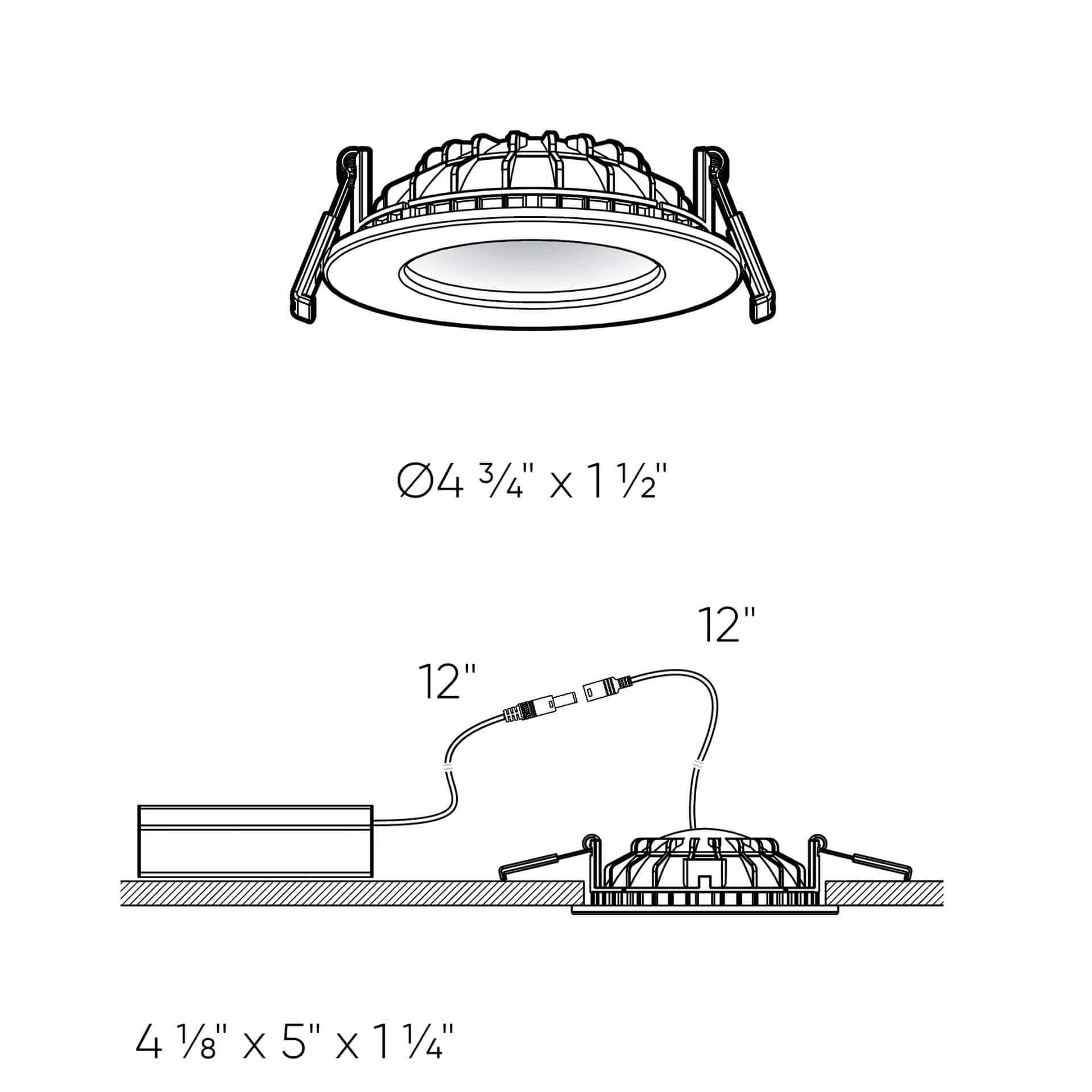 Indirect 4 Inch Round Indirect LED Recessed Light