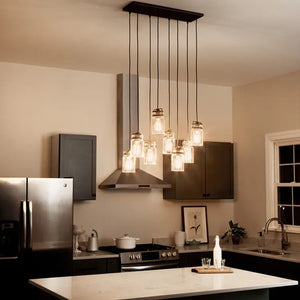 Brinley Linear Chandelier 8Lt