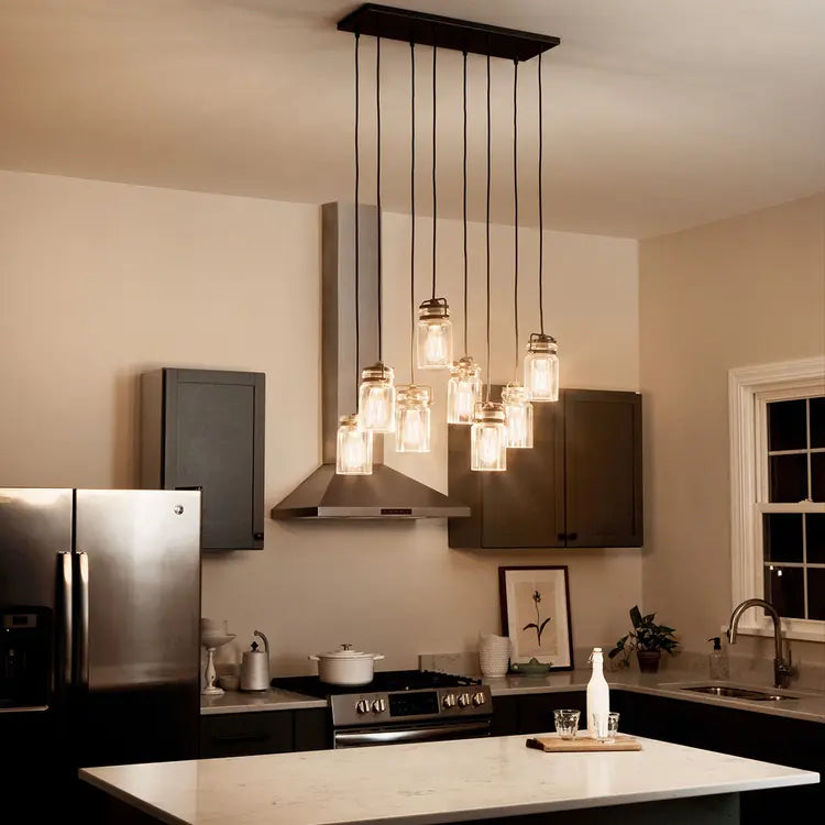 Brinley Linear Chandelier 8Lt