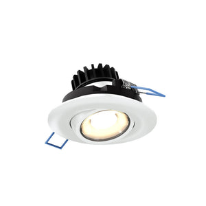Scope 3 Inch Round Recessed LED Gimbal Light in 5CCT