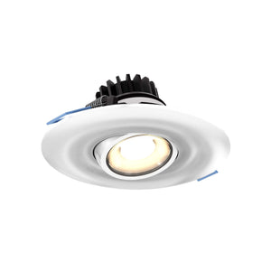 Scope 4 Inch Round Recessed LED Gimbal Light in 5CCT