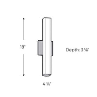 Noble 24 Inch CCT Glass LED Vanity Light