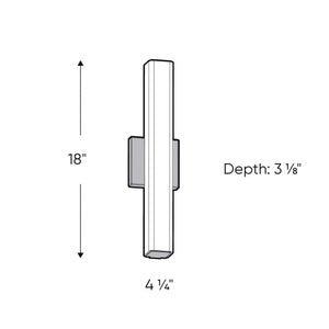 Noble 24 Inch CCT Glass LED Vanity Light