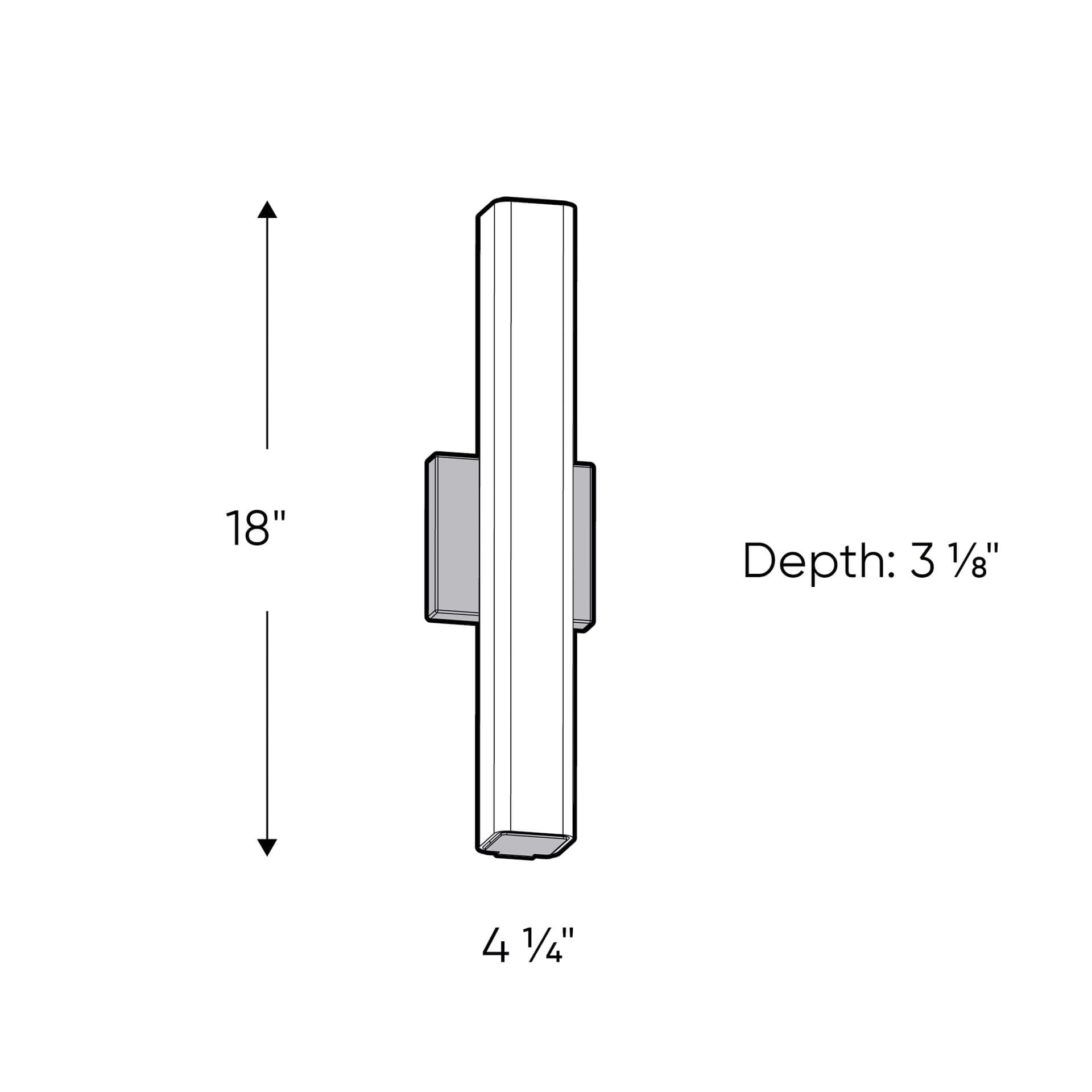 Noble 24 Inch CCT Glass LED Vanity Light