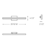 Lyra 24 Inch CCT LED Linear Vanity Light