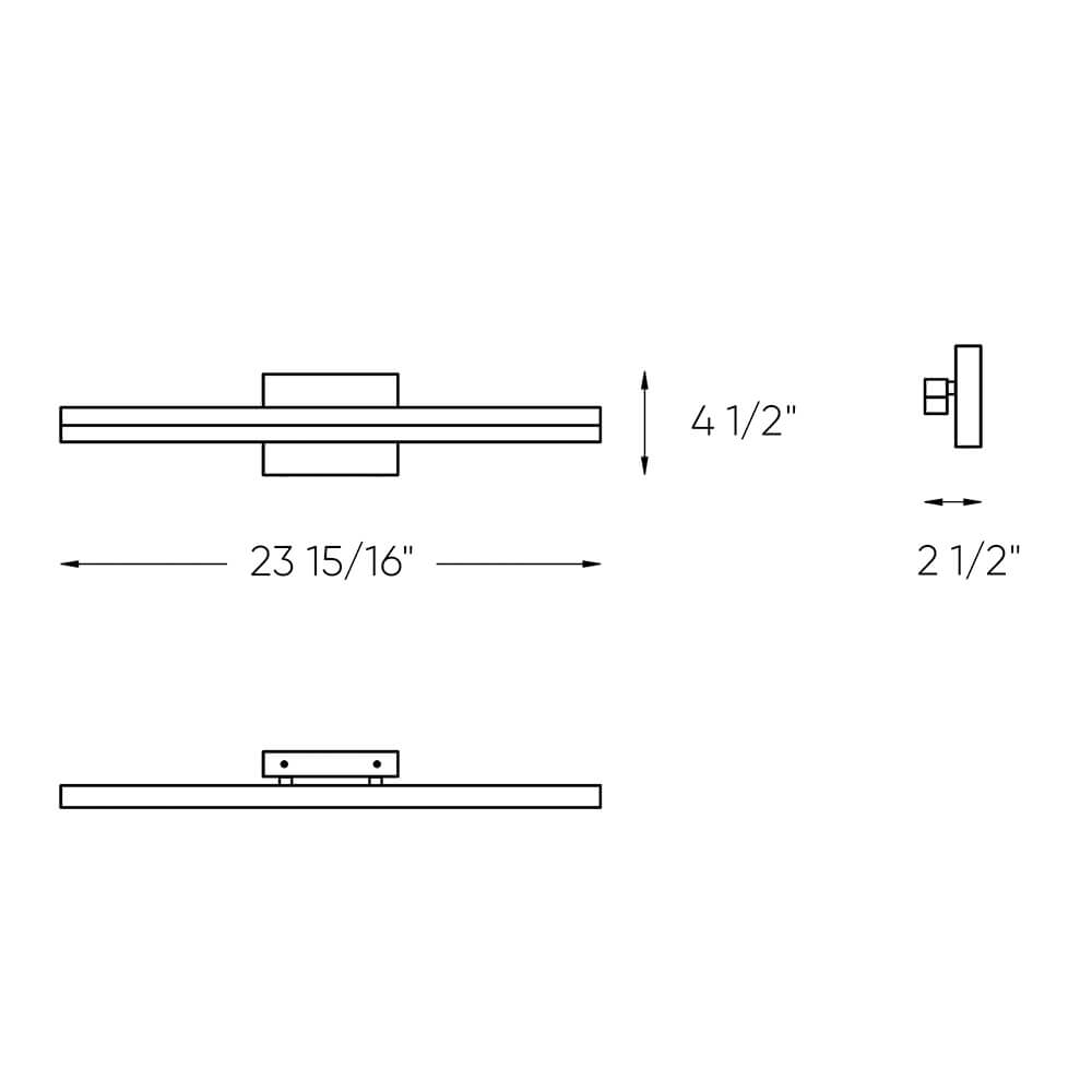Lyra 24 Inch CCT LED Linear Vanity Light