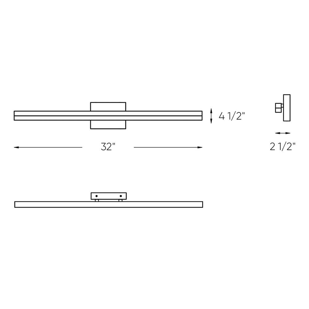 Lyra 32 Inch CCT LED Linear Vanity Light
