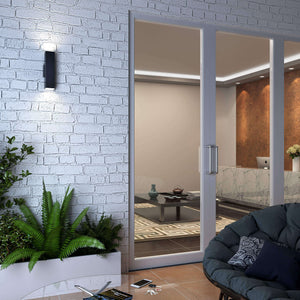 Brooklyn 4 Inch Square Adjustable LED Cylinder Sconce