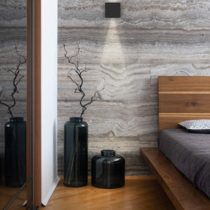 Geneva 4 Inch Square Directional Up/Down LED Wall Sconce