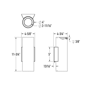 4in Round Wall Sconce