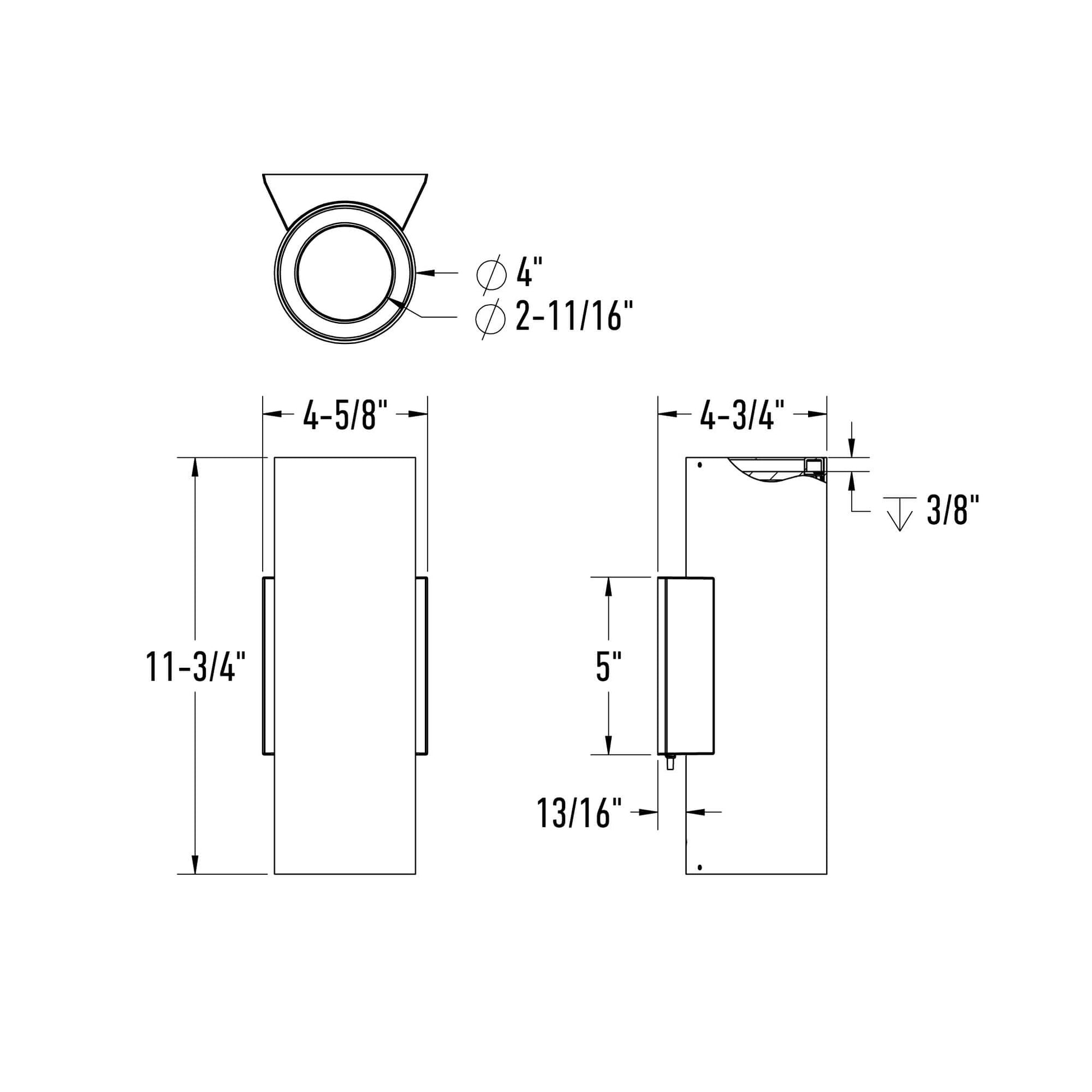 4in Round Wall Sconce