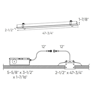 Boulevard 48in Recessed Linear, 5CCT