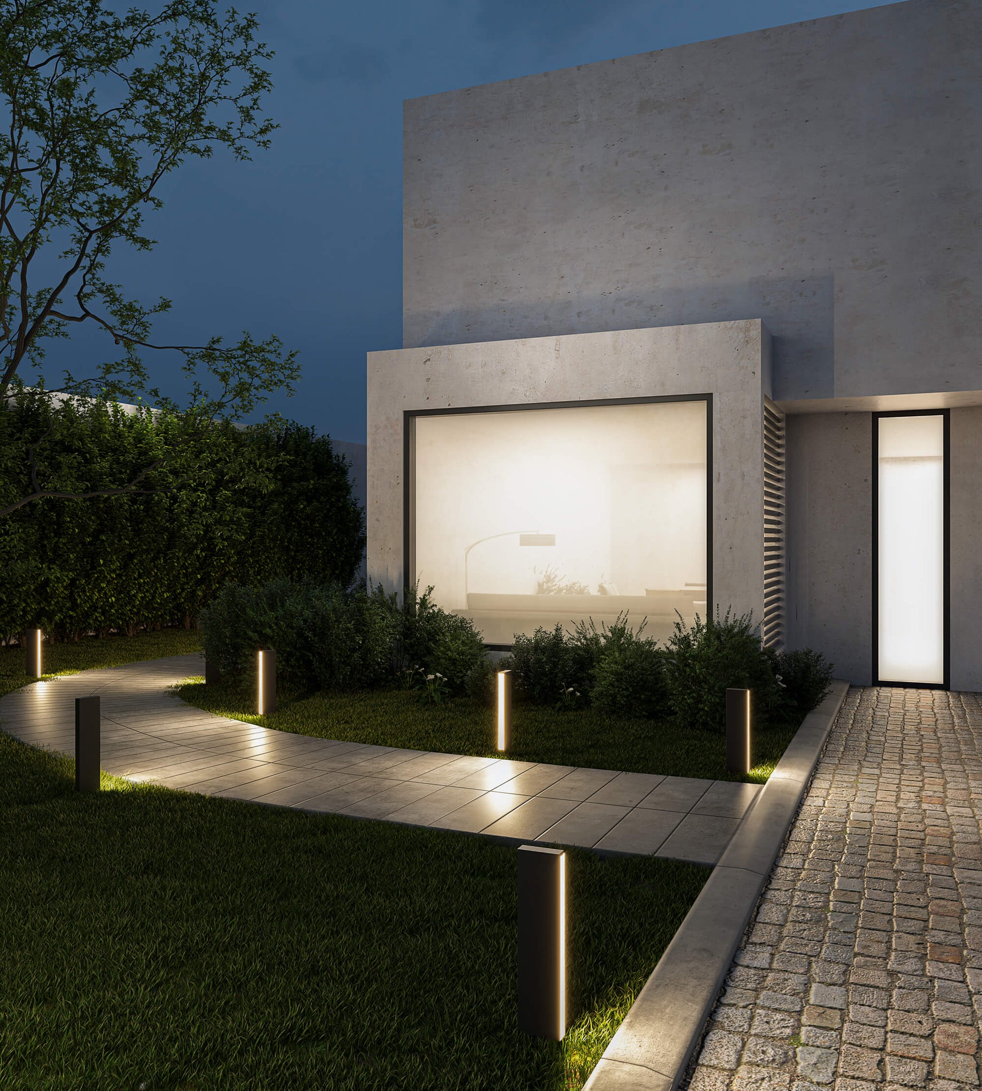 Column Landscape Bollard (30 in.) CCT