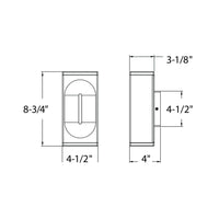 Profile LED Vertical Wall Sconce