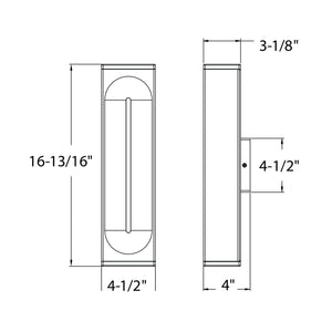 Profile LED Vertical Wall Sconce