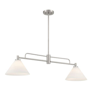 2-Light Linear Chandelier