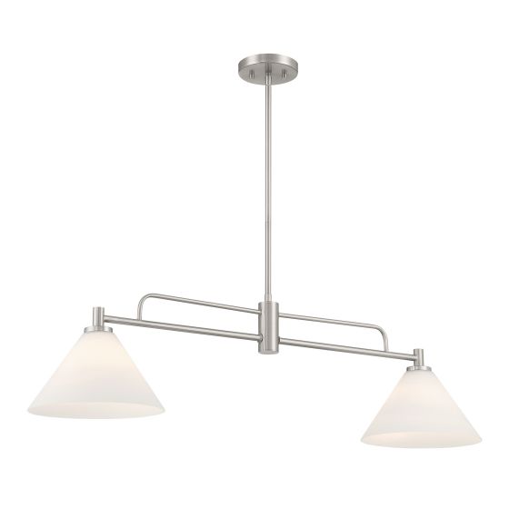 2-Light Linear Chandelier