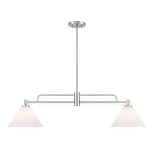 2-Light Linear Chandelier