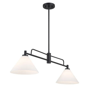 2-Light Linear Chandelier
