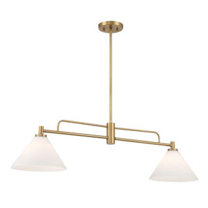 2-Light Linear Chandelier