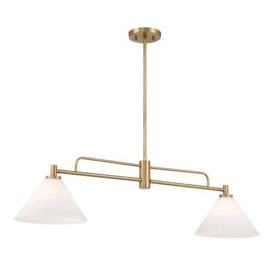 2-Light Linear Chandelier