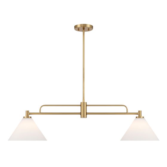 2-Light Linear Chandelier