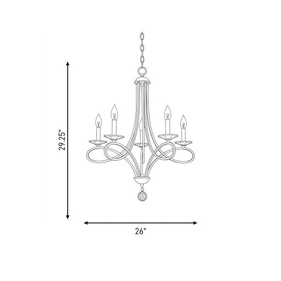 5-Light Chandelier