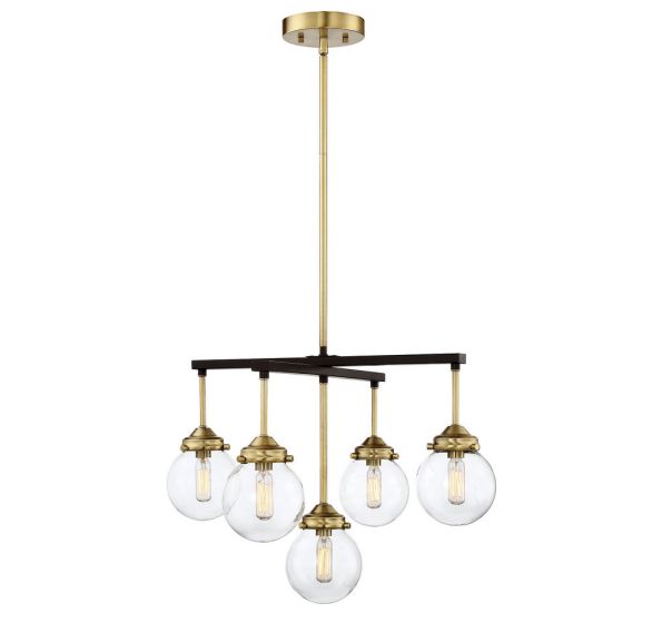 Meridian Disc. 5-Light Chandelier