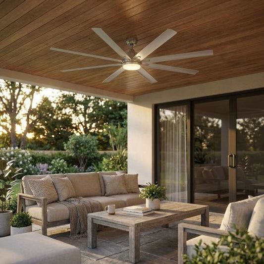 72" LED Outdoor Ceiling Fan