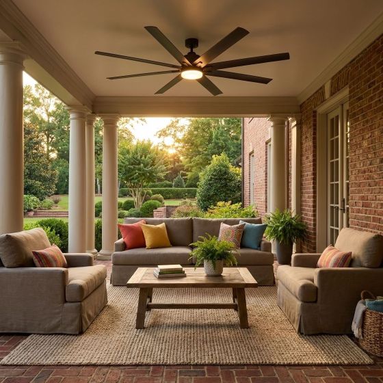 72" LED Outdoor Ceiling Fan